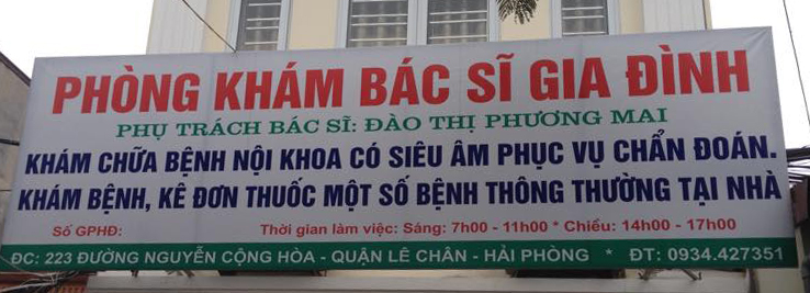giơi thiệu phòng khám bác sĩ gia đình hải phòng